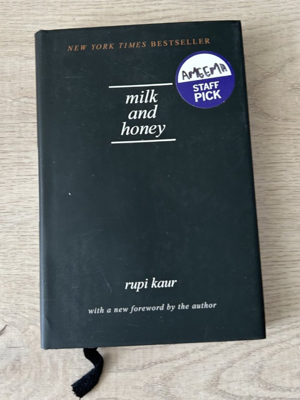 Milk and Honey- Rupi Kaur; hardcover